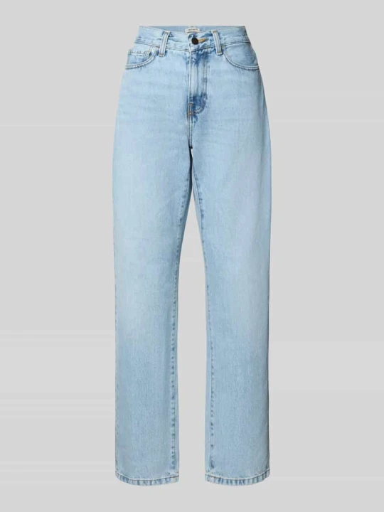 Zdjęcie produktu Jeansy o kroju straight fit z czystej bawełny model 'Noxon' Carhartt WIP Jasnoniebieski