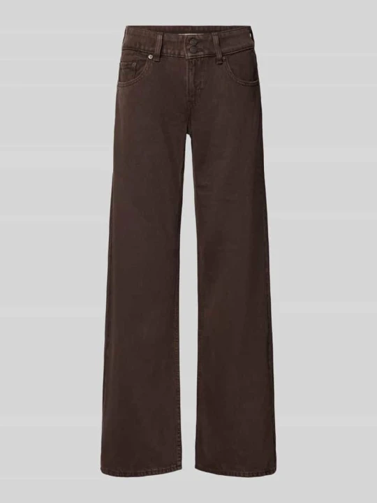 Zdjęcie produktu Jeansy o kroju straight fit z czystej bawełny model 'SUPERLOW' Levi's Średniobrązowy