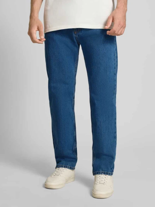 Zdjęcie produktu Jeansy o kroju straight fit z czystej bawełny model ‘SVERRE’ Marc O'Polo Niebieski