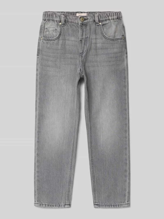 Zdjęcie produktu Jeansy o kroju straight fit z czystej bawełny model ‘VALENTINE’ Only Średnioszary