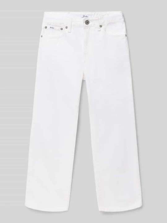 Zdjęcie produktu Jeansy o prostym kroju z czystej bawełny Polo Ralph Lauren Biały