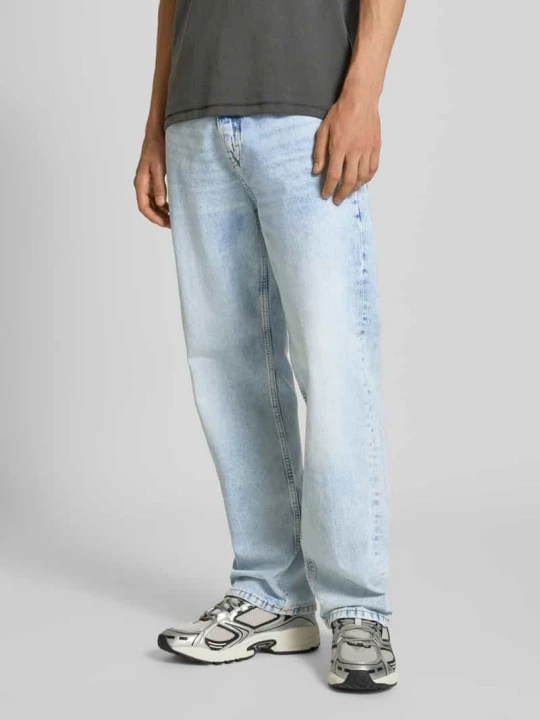 Zdjęcie produktu Jeansy o kroju straight fit z czystej bawełny Tommy Jeans Jasnoniebieski