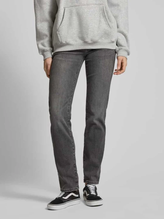 Zdjęcie produktu Jeansy o kroju straight fit z dodatkiem wiskozy model ‘314’ Levi's Antracytowy