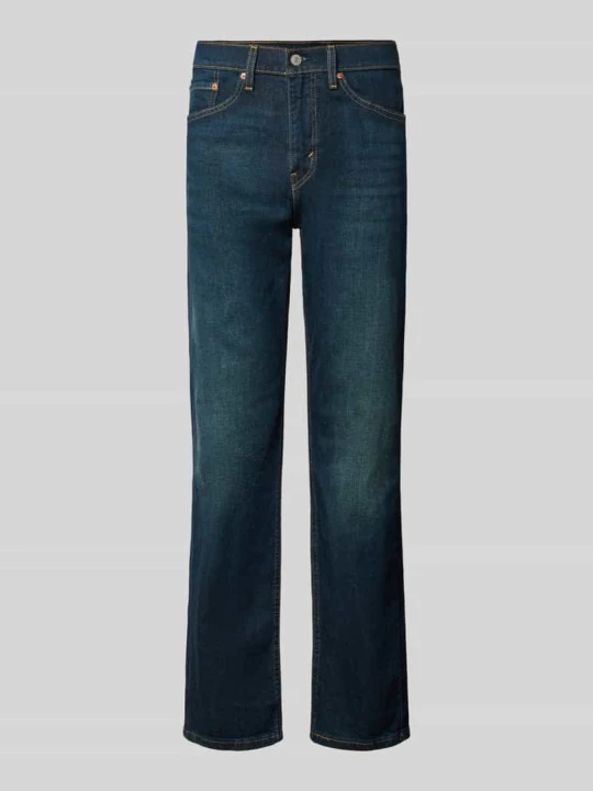 Zdjęcie produktu Jeansy o kroju straight fit z mieszanka bawełny model '505®' Levi's Jeansowy niebieski