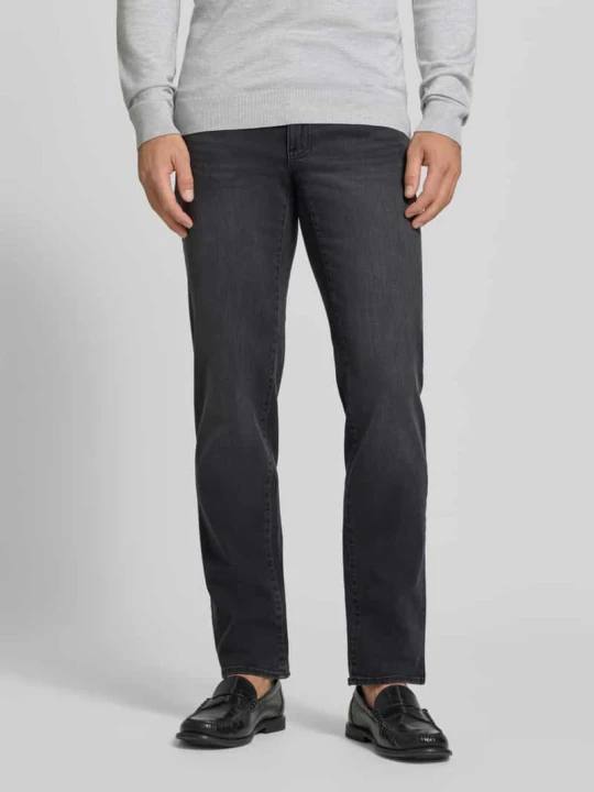 Zdjęcie produktu Jeansy o kroju straight fit z mieszanka bawełny model 'Cadiz' BRAX Czarny
