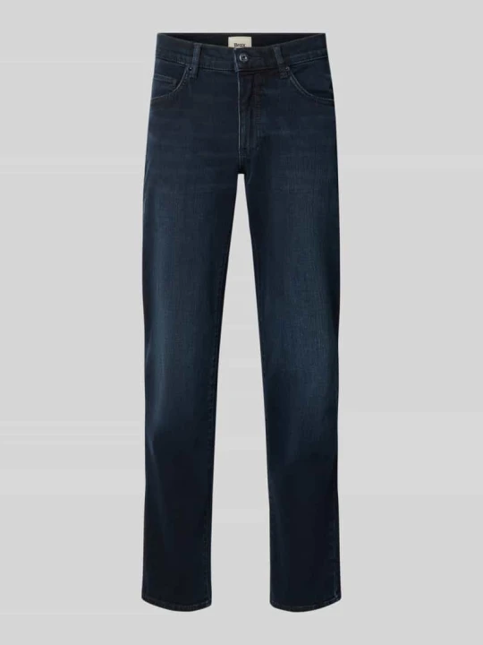 Zdjęcie produktu Jeansy o kroju straight fit z mieszanka bawełny model 'Cadiz' BRAX Niebieski
