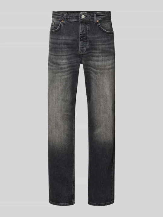 Zdjęcie produktu Jeansy o kroju straight fit z mieszanka bawełny model 'EDGE' Only & Sons Czarny
