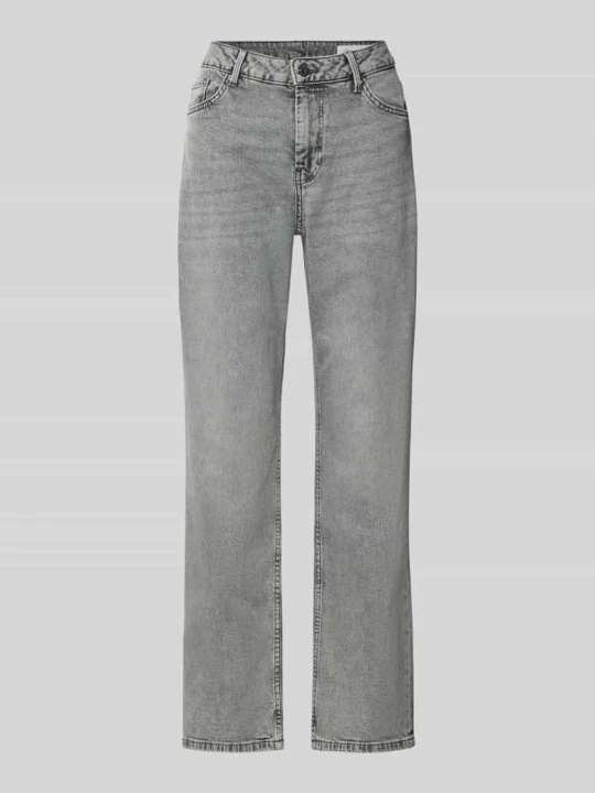Zdjęcie produktu Jeansy o kroju straight fit z mieszanka bawełny model 'KAROLIN' s.Oliver Jasnoszary