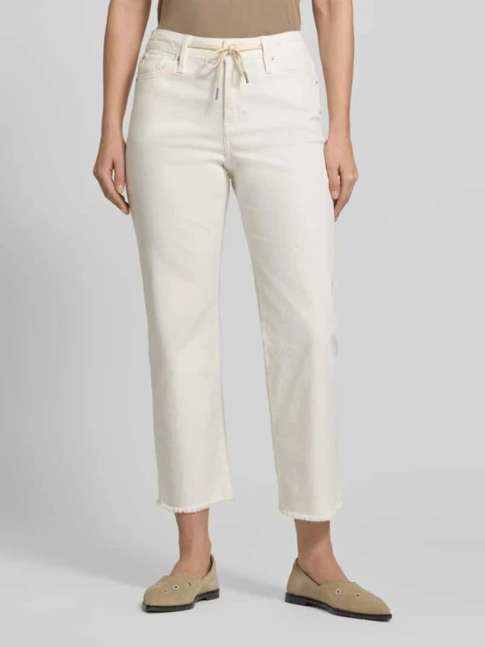 Zdjęcie produktu Jeansy o kroju straight fit z mieszanka bawełny model 'KAROLIN' s.Oliver Biały