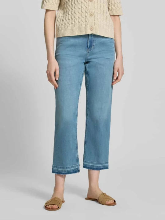 Zdjęcie produktu Jeansy o kroju straight fit z mieszanka bawełny model 'KAROLIN' s.Oliver Jeansowy niebieski