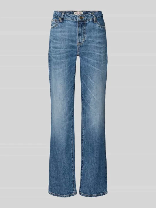 Zdjęcie produktu Jeansy o kroju straight fit z mieszanki bawełny Guess Jeansowy niebieski