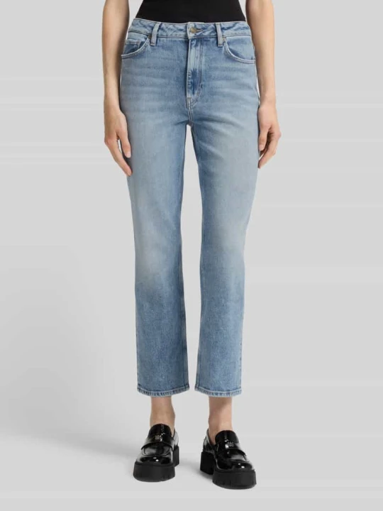 Zdjęcie produktu Jeansy o kroju straight fit z mieszanki bawełny Hugo Jeansowy niebieski