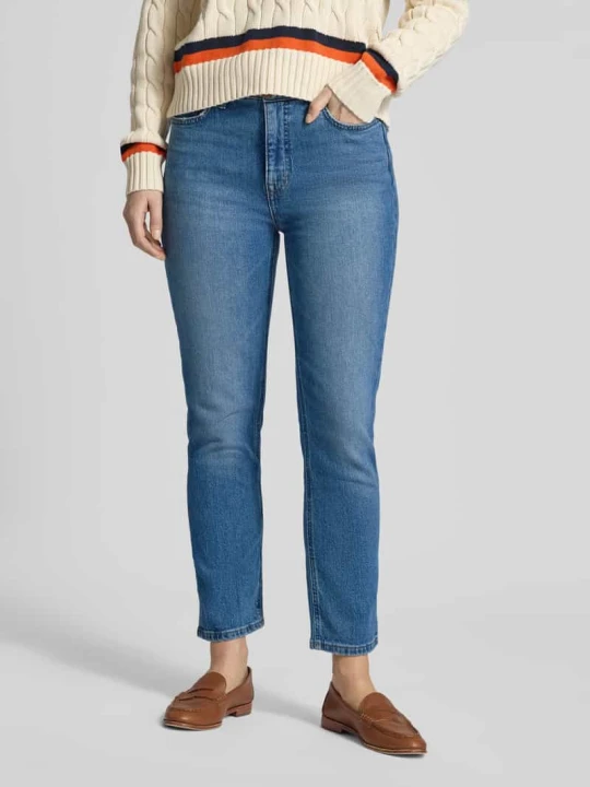 Zdjęcie produktu Proste jeansy o kroju Straight Fit z mieszanki bawełny Lauren Ralph Lauren Jeansowy niebieski