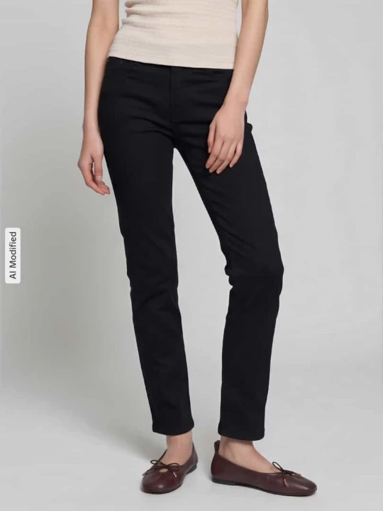 Zdjęcie produktu Jeansy o kroju straight fit z mieszanki bawełny Lauren Ralph Lauren Czarny