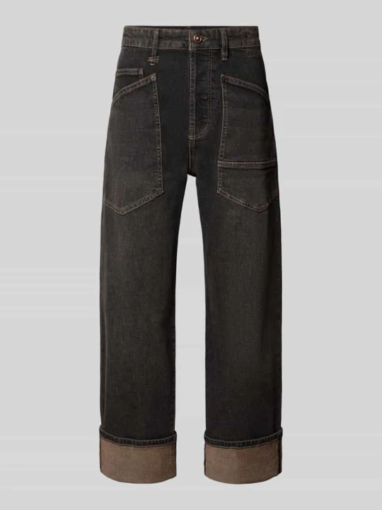 Zdjęcie produktu Jeansy o kroju straight fit z mieszanki bawełny MAC Ciemnobrązowy