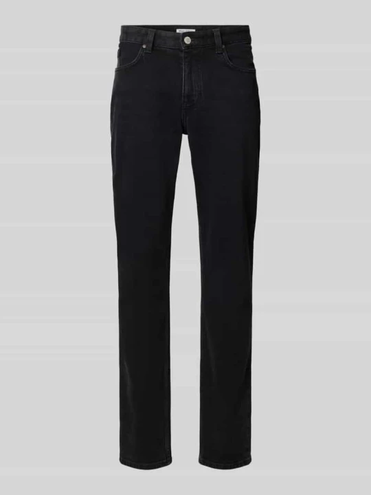 Zdjęcie produktu Jeansy o kroju straight fit z mieszanki bawełny Marc O'Polo Czarny