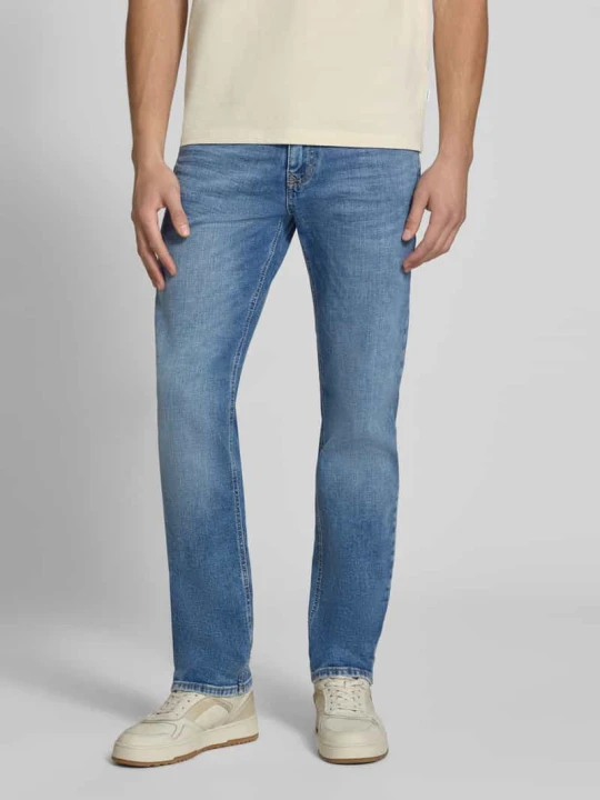 Zdjęcie produktu Jeansy o kroju straight fit z mieszanki bawełny model 'ARNE' MAC Jasnoniebieski
