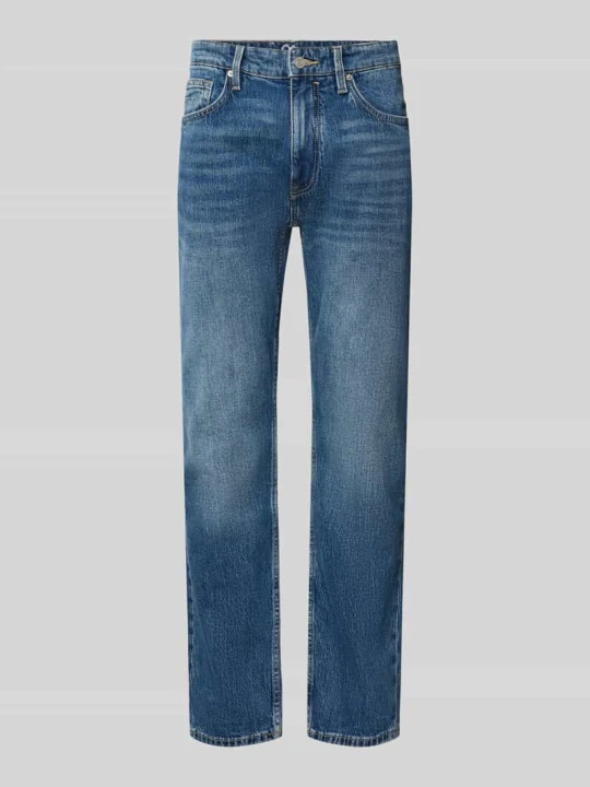 Zdjęcie produktu Jeansy o kroju straight fit z mieszanki bawełny model 'Bonito' s.Oliver Ciemnoniebieski
