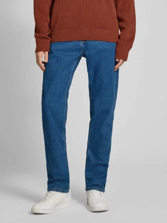 Zdjęcie produktu Jeansy o kroju straight fit z mieszanki bawełny model ‘CASH’ Pepe Jeans Czarny