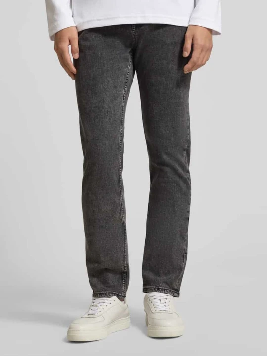 Zdjęcie produktu Jeansy o kroju slim fit z Mieszanka bawełny Model 'DELAWARE BO' Boss Ciemnoszary