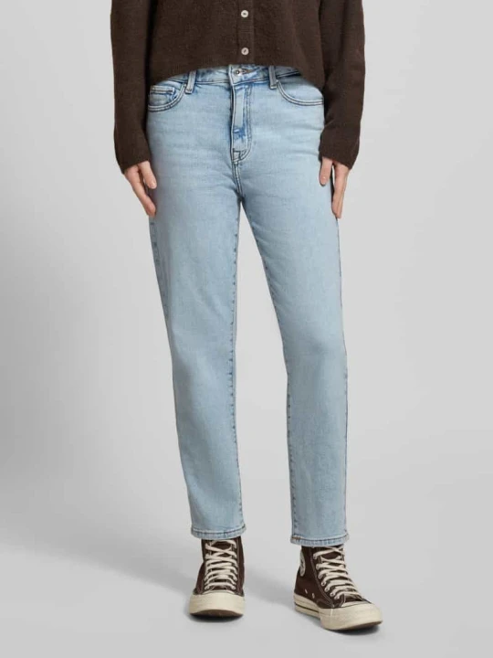Zdjęcie produktu Jeansy o prostym kroju z mieszanki bawełny Model „EMILY” Only Jasnoniebieski