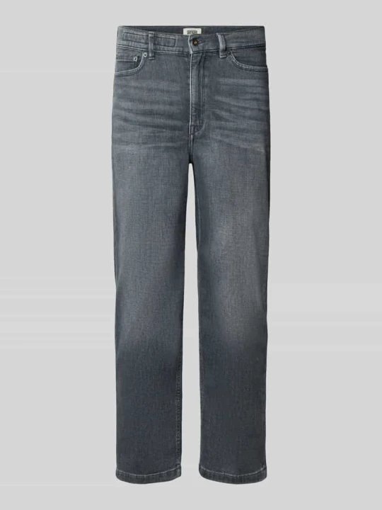 Zdjęcie produktu Jeansy o kroju straight fit z mieszanki bawełny model 'Flown' Drykorn Średnioszary