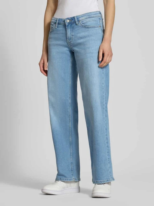 Zdjęcie produktu Jeansy o kroju prostym z Mieszanka bawełny Model 'JUDY' Only Jasnoniebieski