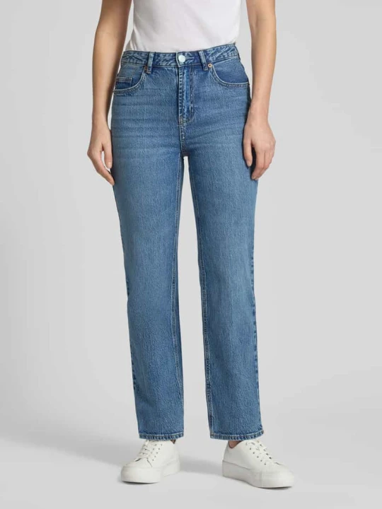 Zdjęcie produktu Jeansy o prostym kroju z mieszanki bawełny Model „TESSA” Vero Moda Jeansowy niebieski