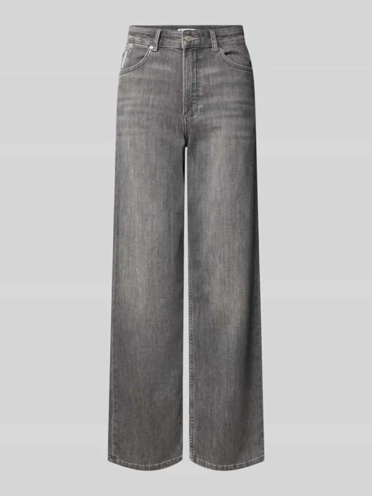 Zdjęcie produktu Jeansy o kroju straight fit z mieszanki bawełny model 'Tomma' Marc O'Polo Antracytowy