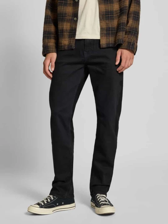 Zdjęcie produktu Jeansy o kroju straight fit z mieszanki bawełny Pepe Jeans Czarny