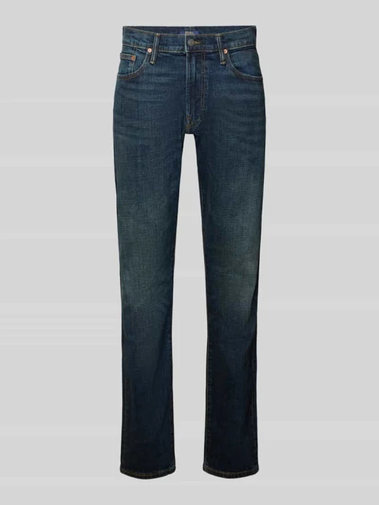Zdjęcie produktu Jeansy o kroju straight fit z mieszanki bawełny Polo Ralph Lauren Czarny