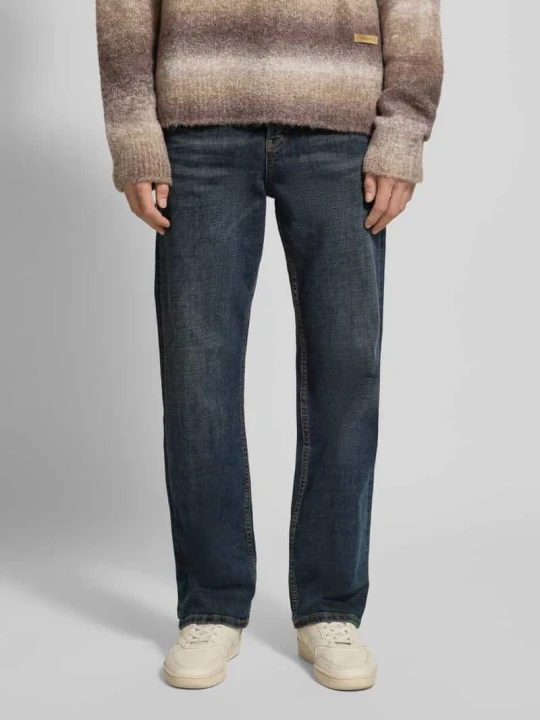 Zdjęcie produktu Jeansy o kroju straight fit z mieszanki bawełny Tommy Jeans Ciemnoniebieski