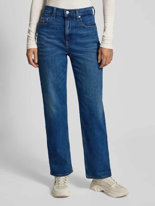 Zdjęcie produktu Jeansy o kroju straight fit z mieszanki bawełny Tommy Jeans Jeansowy niebieski