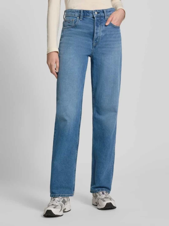 Zdjęcie produktu Jeansy o kroju straight fit z mieszanki bawełny Tommy Jeans Niebieski