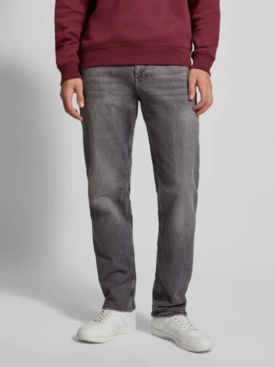 Zdjęcie produktu Jeansy o kroju straight fit z mieszanki bawełny Tommy Jeans Średnioszary