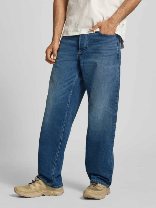 Zdjęcie produktu Jeansy o kroju straight fit z mieszanki bawełny Tommy Jeans Jeansowy niebieski