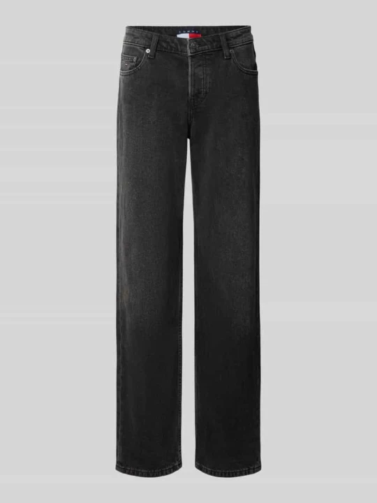Zdjęcie produktu Jeansy o kroju straight fit z mieszanki bawełny Tommy Jeans Czarny