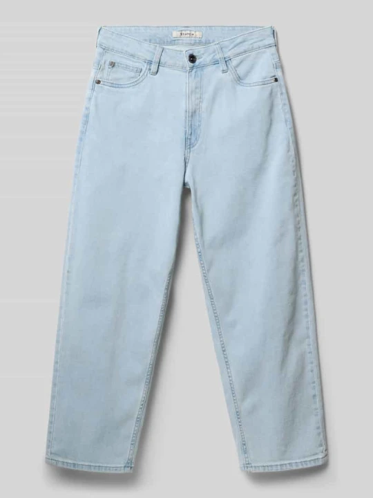 Zdjęcie produktu Jeansy o kroju straight fit z naszywką z logo Garcia Jasnoniebieski