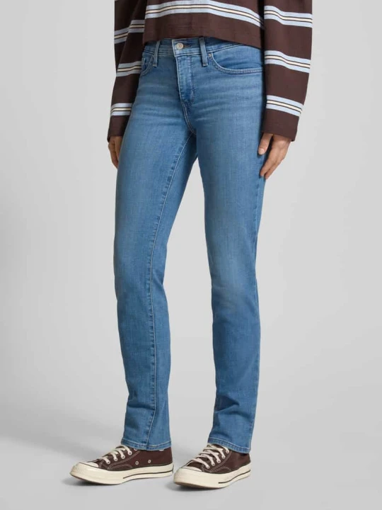 Zdjęcie produktu Jeansy o kroju straight fit z naszywką z logo model ‘314™ SHAPING STRAIGHT’ Levi's Błękitny