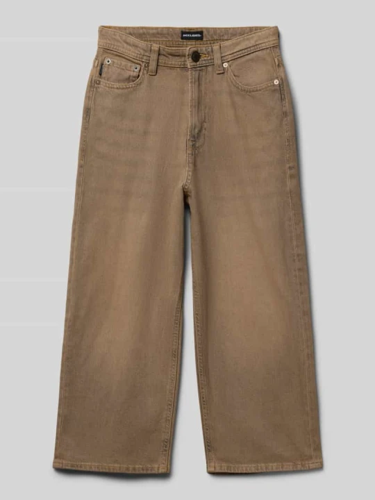 Zdjęcie produktu Jeansy o kroju straight fit z naszywką z logo model ‘Iron’ Jack&Jones Beżowy