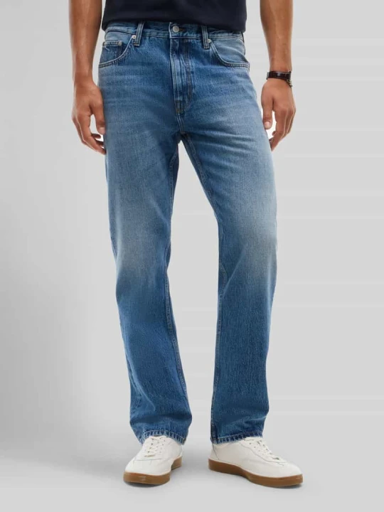 Zdjęcie produktu Jeansy o kroju straight fit z Tommy Hilfiger Jasnoniebieski