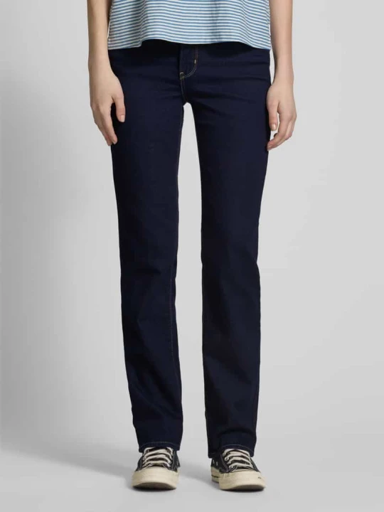 Zdjęcie produktu Jeansy o kroju straight fit z wpuszczanymi kieszeniami Levi's Ciemnoniebieski