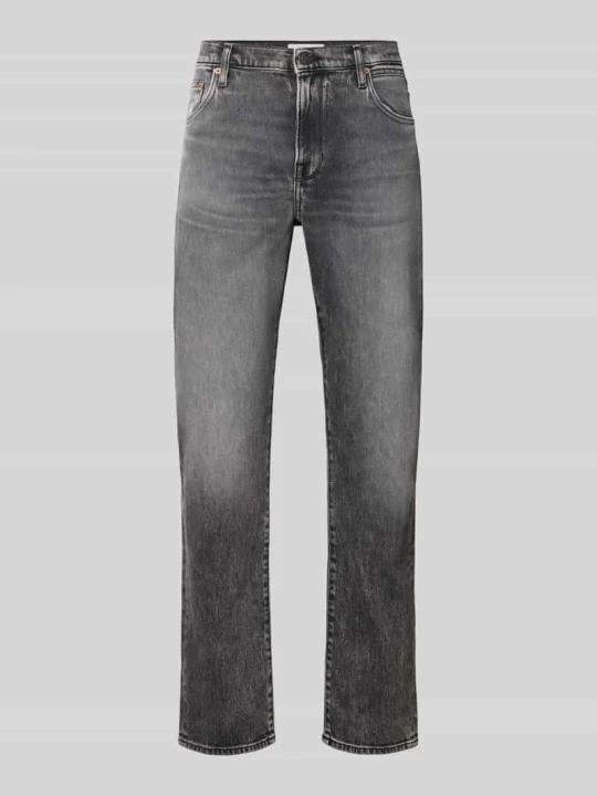 Zdjęcie produktu Jeansy o kroju straight fit z wpuszczanymi kieszeniami model 'AIDEEN' Replay Średnioszary
