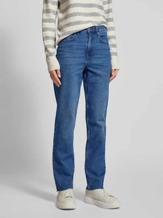 Zdjęcie produktu Jeansy o kroju straight fit z wysokim stanem model ‘CALIA’ Vero Moda Niebieski