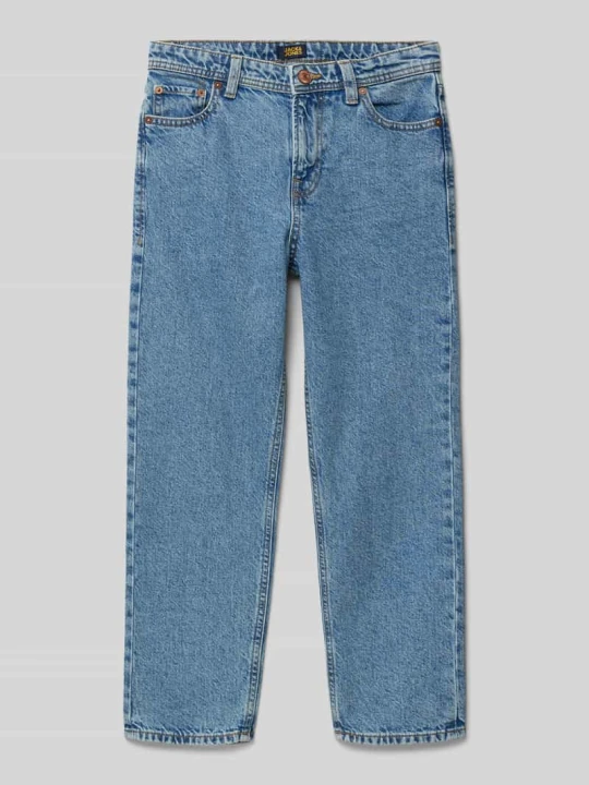 Zdjęcie produktu Jeansy o kroju straight leg z 5 kieszeniami model ‘CHRIS’ Jack&Jones Niebieski