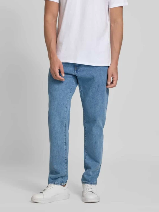 Zdjęcie produktu Jeansy o kroju straight leg z 5 kieszeniami model ‘COSMOS’ Edwin Jeansowy niebieski