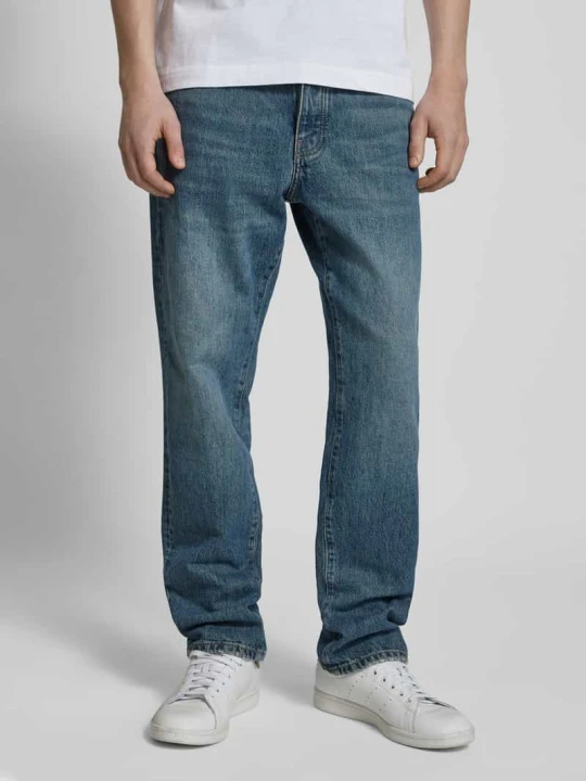 Zdjęcie produktu Jeansy o kroju straight leg z 5 kieszeniami model ‘EDGE’ Only & Sons Jeansowy niebieski