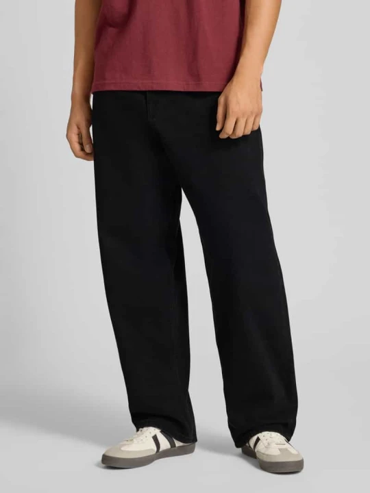 Zdjęcie produktu Jeansy o kroju super baggy fit z dodatkiem wiskozy REVIEW Czarny