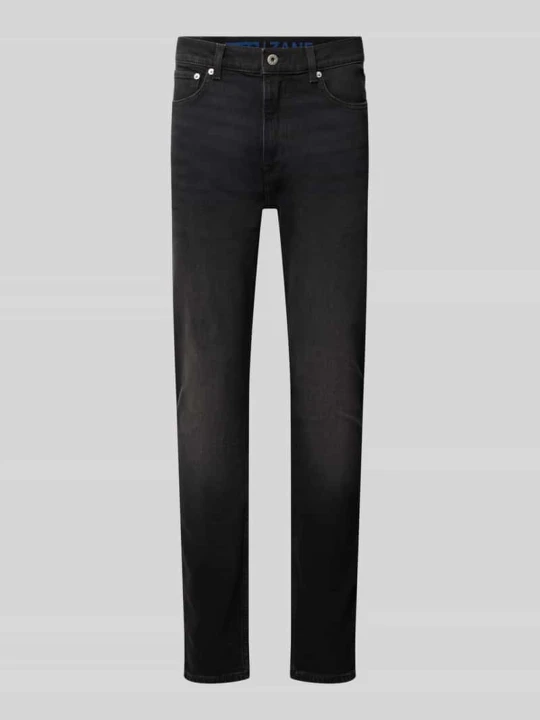 Zdjęcie produktu Jeansy o kroju super slim fit z mieszanki bawełny model 'Zane' Hugo Czarny