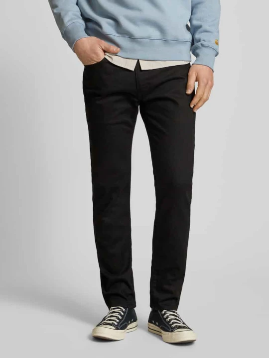 Zdjęcie produktu Jeansy o kroju tapered fit z 5 kieszeniami model ‘502 NIGHTSHINE’ Levi's Czarny